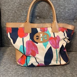 Tory Burch tulip tote